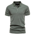Slim Fit Classic Collar Polo Shirt for Men in High-Quality Cotton Blend 0